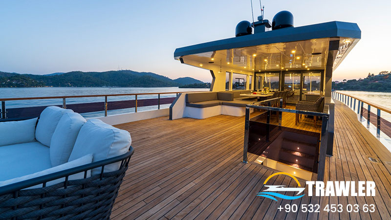 Bodrum rental trawler yacht